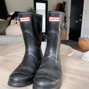 Hunter Black Waterproof Footwear